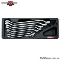 Набор накидных ключей 6-22мм (угол 45°)  8ед. (в ложементе) TOPTUL GAAT0806