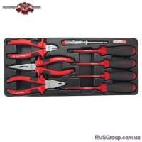 Набор диэлектрического инструмента (1000V) 8 ед. (в ложементе) TOPTUL GAAT0809