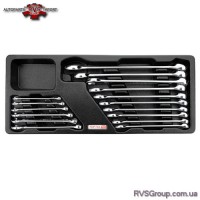 Набор рожково-накидных ключей 6-24мм 16 ед. (в ложементе) TOPTUL GAAT1602