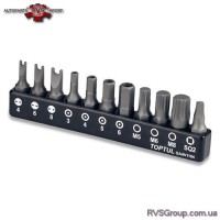 Набор бит для шуруповерта TOPTUL 1/4" 11ед. GAAV1104