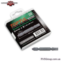 Набор бит двухсторонних 1/4" TOPTUL PH2хSL6 L65мм 10шт. GAAW1004