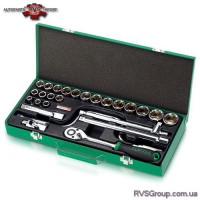 Набор инструмента TOPTUL 1/2" 26ед. (6-гр.) GCAD2601