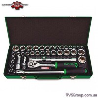 Комбинированный набор инструментов TOPTUL 1/2" (дюйм+метр.) 38ед. GCAD3803