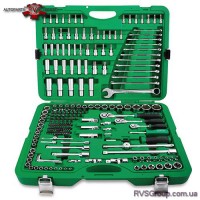 Профессиональный набор инструмента 1/4", 3/8", 1/2" 216ед. TOPTUL GCAI216R
