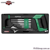 Комбинированный набор инструментов в ложементе 8 ед. TOPTUL GCAT0801