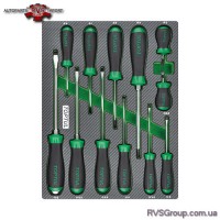 Набор отверток в ложементе 12ед. TOPTUL GEB1203