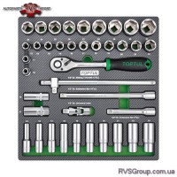 Набор инструмента в ложементе 1/2" 39ед. TOPTUL GEC3901