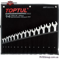 Набор комбинированных ключей 8-24 мм TOPTUL 14 шт. Dynamic GPAQ1402