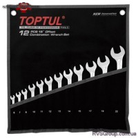 Набор рожково-накидных ключей TOPTUL 12 шт. 6-22 Hi-Performance GPAX1202