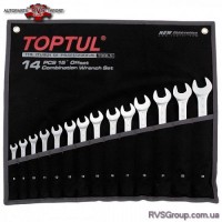 Набор комбинированных ключей 8-24 мм TOPTUL 14 шт. Hi-Performance GPAX1402