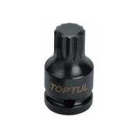 Головка ударная TOPTUL SPLINE М18 L44мм 1/2" KADB1618S