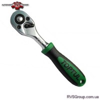 Трещотка 1/4" TOPTUL 36 зубцов (масло-бензостойкая ручка) S135