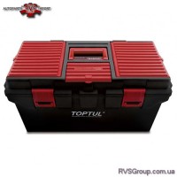 Ящик для инструментов пластиковый 4 секции 556x278x270 TOPTUL TBAE0401
