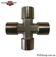 Крестовой соединитель с внутренней резьбой 1/4” AIRKRAFT S1283-2