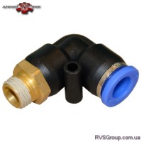 Соединение цанговое угловое 6мм*1/8" AIRKRAFT SPL06-01
