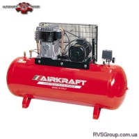 Компрессор высокого давления 15bar, 300л, 858л/мин, 380В, 5,5кВт AIRKRAFT AK300-15BAR-858-380