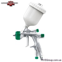 Краскопульт пневматический HVLP верх.пласт.бачок 600мл, форсунка-1,4мм (ITALCO )