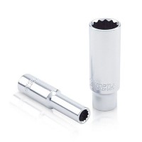 Головка торцевая длинная 1/4" 12мм 12-гранная TOPTUL BAEF0812