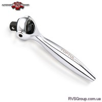 Мини трещетка 1/4" с шарниром (360°) 90 зубцов TOPTUL CHKX0810