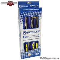 Набор ударных отверток под ключ 6 ед. СТАНДАРТ GTS0503