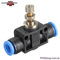 Соединение цанговое с регулировкой подачи воздуха 10мм AIRKRAFT SPA10