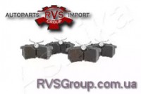 Колодки тормозные дисковые задние Ford FOCUS -05. FIESTA  (пр-во ASHIKA)