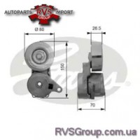Натяжной ролик, поликлиновой  ремень