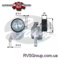 Натяжной ролик, поликлиновой  ремень