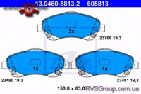 Комплект тормозных колодок, дисковый тормоз