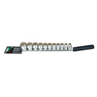 Набір дюймових головок TOPTUL 12-гр. 1/2"  11 од.     (на планці)  (GBAQ1102)