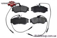 Гальмівні колодки дискові  перед. Peugeot Berlingo/Partner 96-02