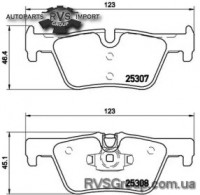 Комплект тормозных колодок, дисковый тормоз