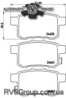 Комплект тормозных колодок, дисковый тормоз