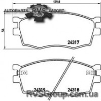 Комплект тормозных колодок, дисковый тормоз