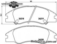 Комплект тормозных колодок, дисковый тормоз