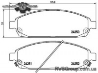 Комплект тормозных колодок, дисковый тормоз