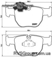 Комплект тормозных колодок, дисковый тормоз