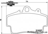 Комплект тормозных колодок, дисковый тормоз