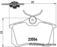 Комплект тормозных колодок, дисковый тормоз