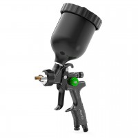 Пистолет окрасочный пневматический LVMP верх.пласт.бачок 600мл, форсунка-1,4мм LION-2-1.4LM AUARITA