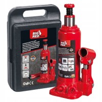 Домкрат стоечный бутылочный гидравлический 3 т 194–372 мм в кейсе TORIN T90304S