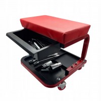 Табурет мастерский на колёсах с полкой TORIN TR6100C