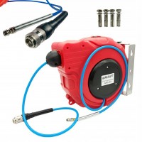 Шланг воздушный для компрессора на катушке 5x8мм, 15м быстросъемный AIRKRAFT AHC-34A