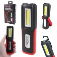 Аккумуляторный светодиодный фонарь 1200 мА·ч с магнитом компактная лампа IP54 PROTESTER PRO-FL0315S