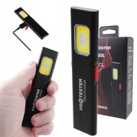 Фонарик карманный EDC светодиодный (COB) аккумуляторный с магнитом  PROTESTER PRO-FL0205S