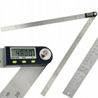 Угломер для измерения углов цифровой с линейкой 500 мм PROTESTER 5422-500