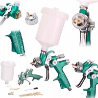 Краскопульт профессиональный пневматический LVLP верх.пласт.бачок 600мл, 1,4мм AUARITA 898-2-1.4LP