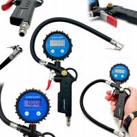 Пистолет для подкачки колес с цифровым манометром 14 бар AIRKRAFT STG-05D