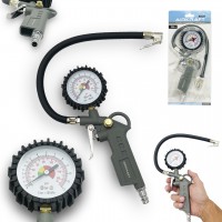 Пистолет для подкачки шин с манометром 12 бар AIRKRAFT STG-05