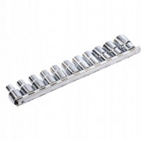 Набір головок TOPTUL 12-гр. 1/2" 11ед. 8~15,17,19,22мм (на планці) (GAAQ1601U-12)